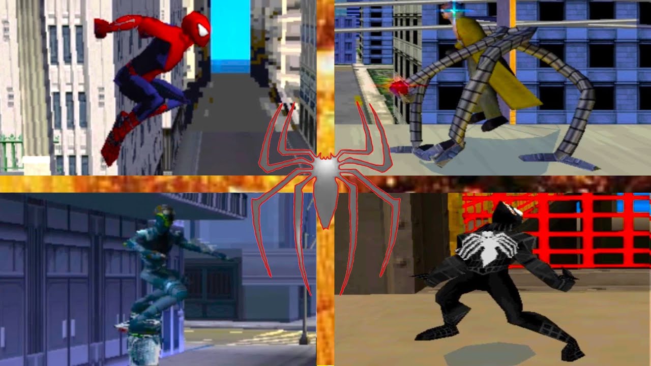 Spider-Man 2 & 3 (DS) All Boss Fights & Endings