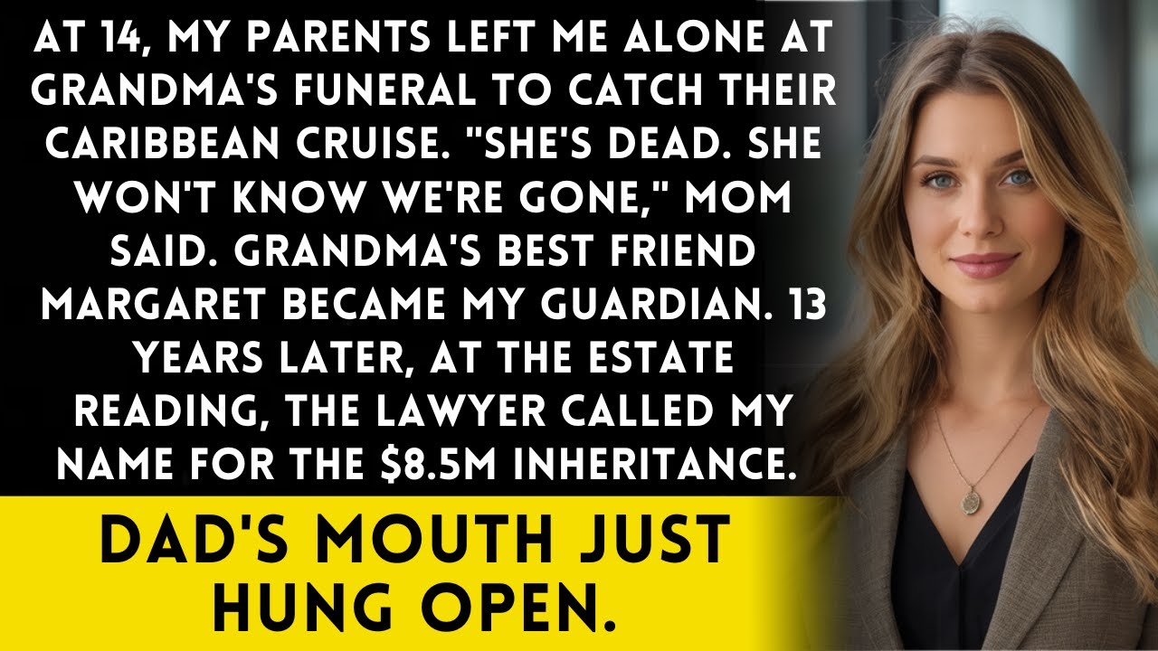 My Parents Left Me At Grandma's Funeral For A Cruise At 14 - Dad's Mouth Hung Open At The Lawyer's