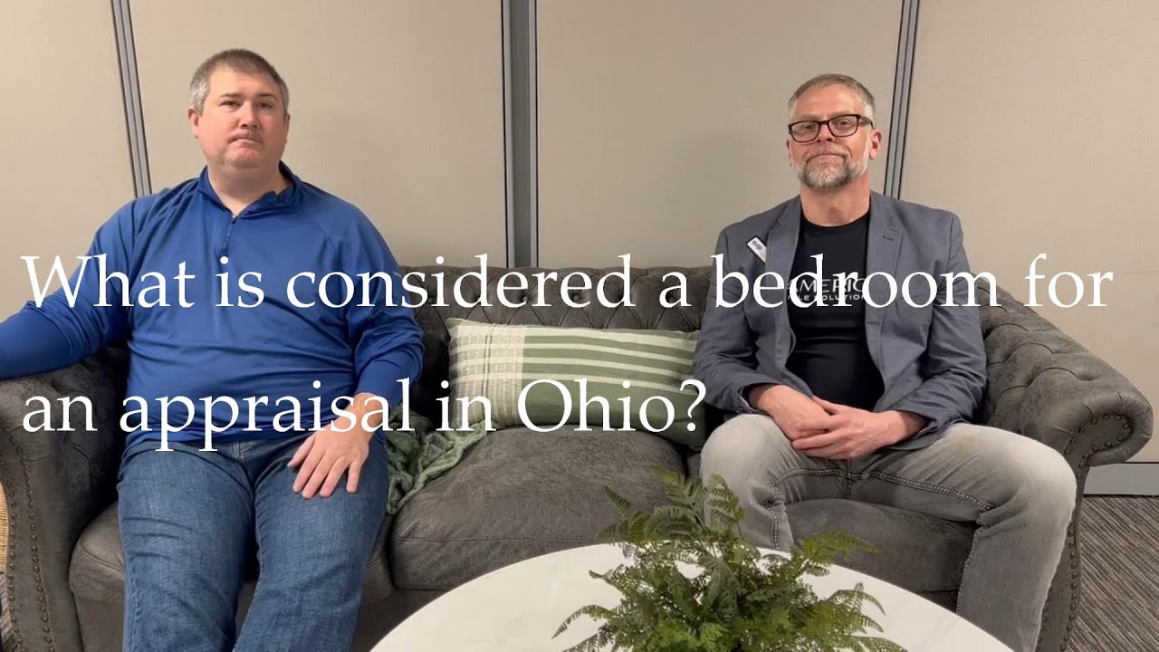 What is considered a bedroom for an appraisal in Ohio?