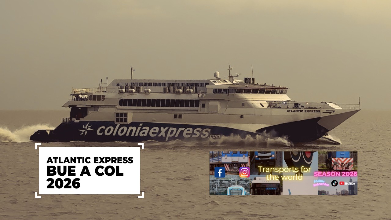 Cruce Buenos Aires – Colonia en el Ferry Atlantic Express (Ex Golden Blaze) 2026