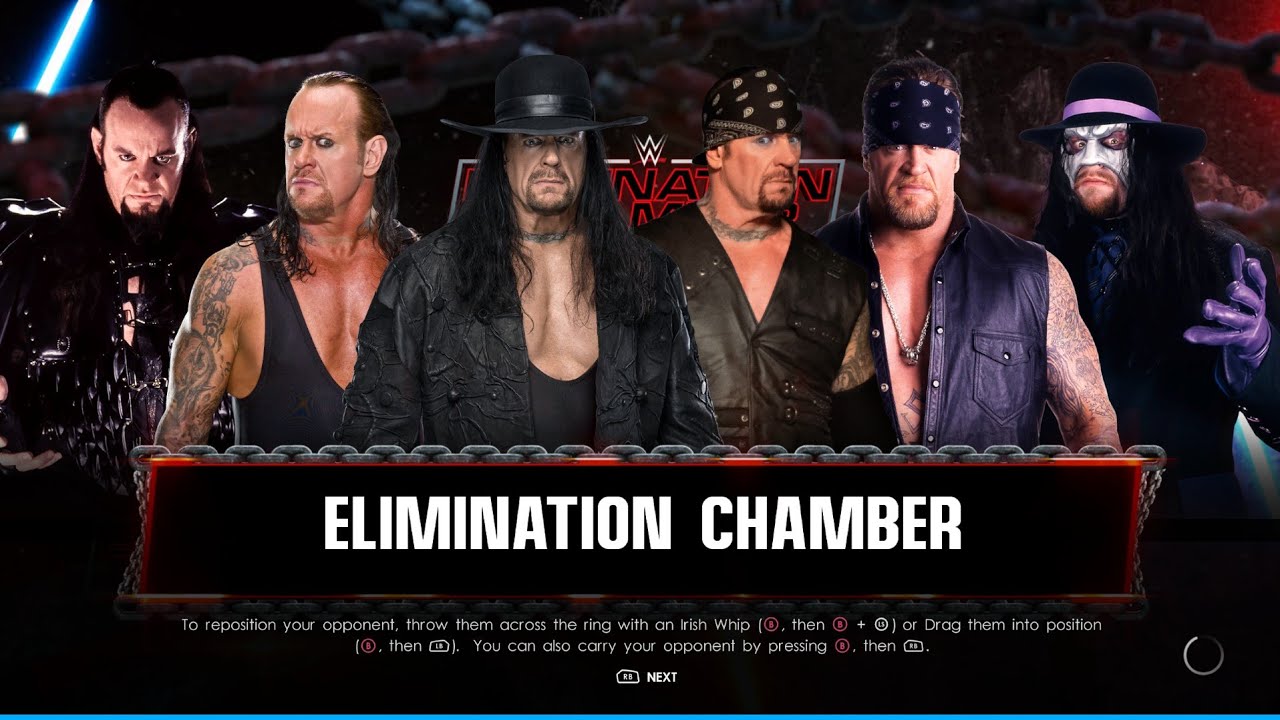 WWE 2K22 | UNDERTAKER ELIMINATION CHAMBER MATCH