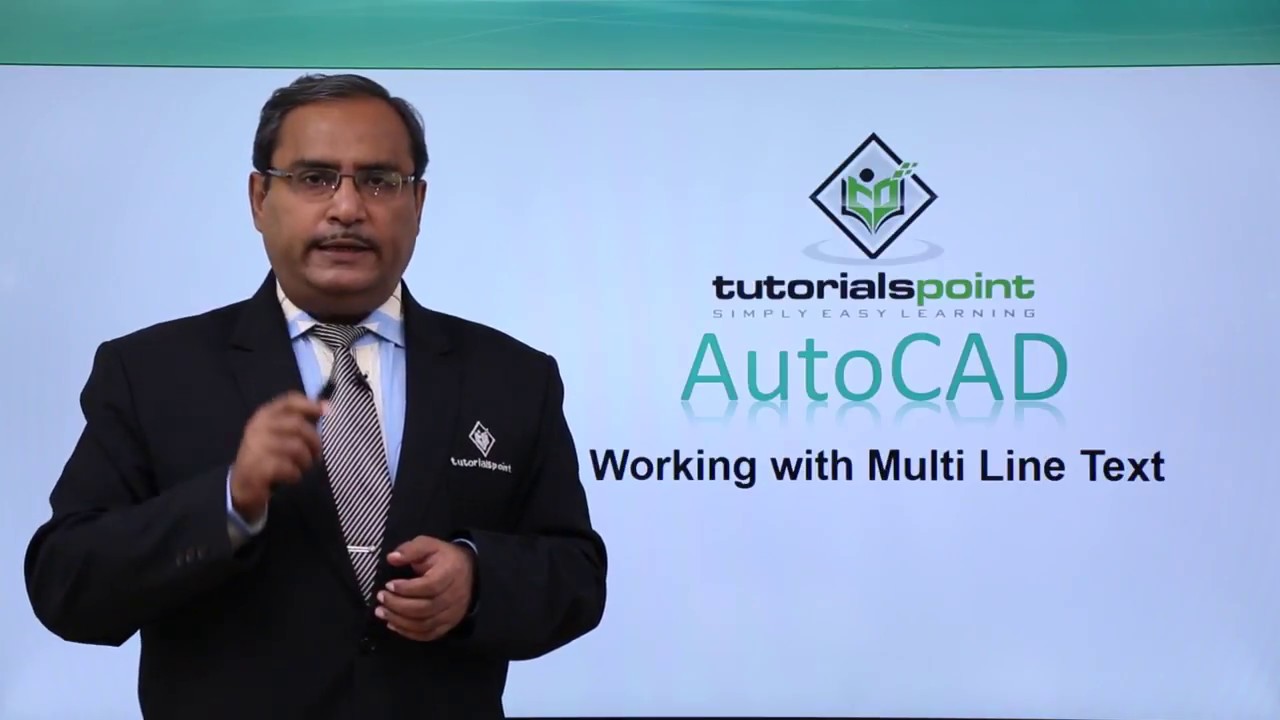 AutoCAD - Working with multi text line