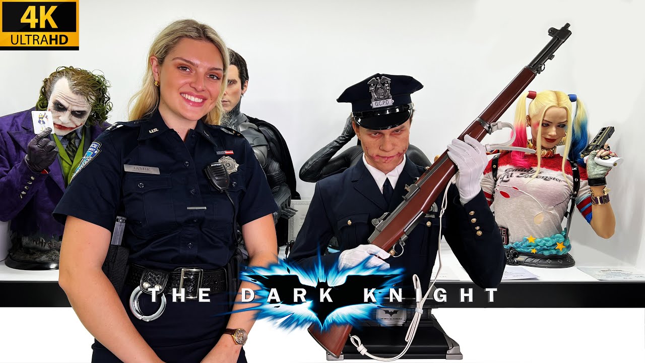 🔥 Queen Studio - Police Uniform Joker (Heath Ledger) 🃏 Life Size Bust Statue Unboxing & Review