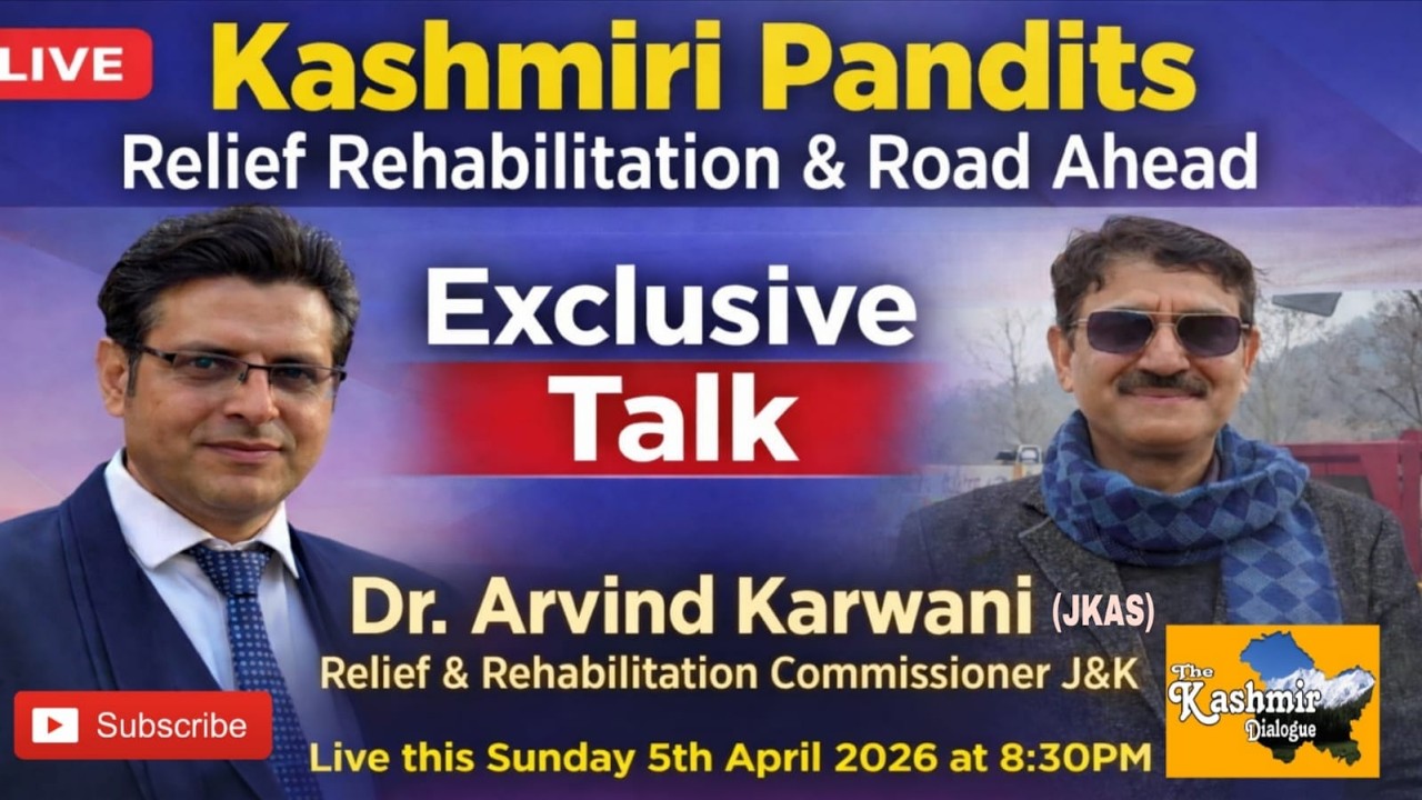 #KashmiriPandits | #Relief #Rehabilitation & Road Ahead || #Live R&R #Commissioner  Arvind Karwani