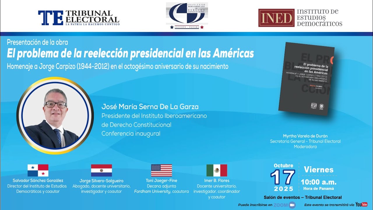 Presentación de la obra : El problema de la reelección presidencial en las Américas