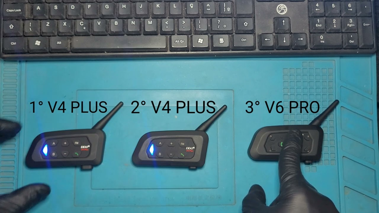 COMO PAREAR TRÊS RÁDIOS EJEAS,  ( 2 V4 PLUS 1 V6 PRO).