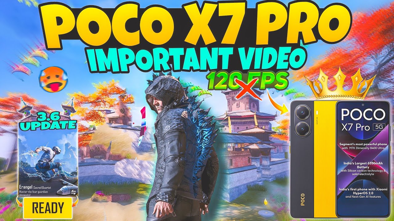 POCO X7 Pro 5G GAMING BEAST Mode Activated with BGMI Secret Quartet!