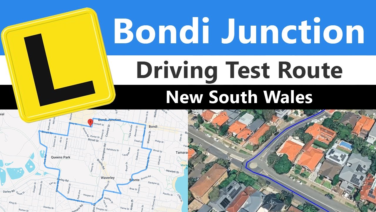 Bondi Junction Driving Test Route, NSW – Sample Practice Route & App