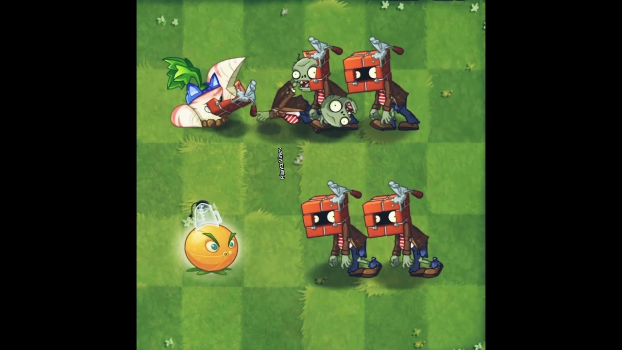 Plants Vs Zombies 2 - Parsnip Vs Citron Vs Brickhead Zombie - PvZ 2