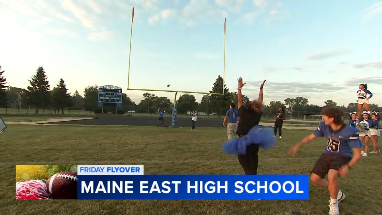Val kicks field goal at Friday Flyover