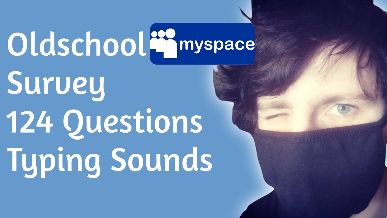 ASMR - Oldschool Social Media Survey | Asking Questions | Answering Too | Typing