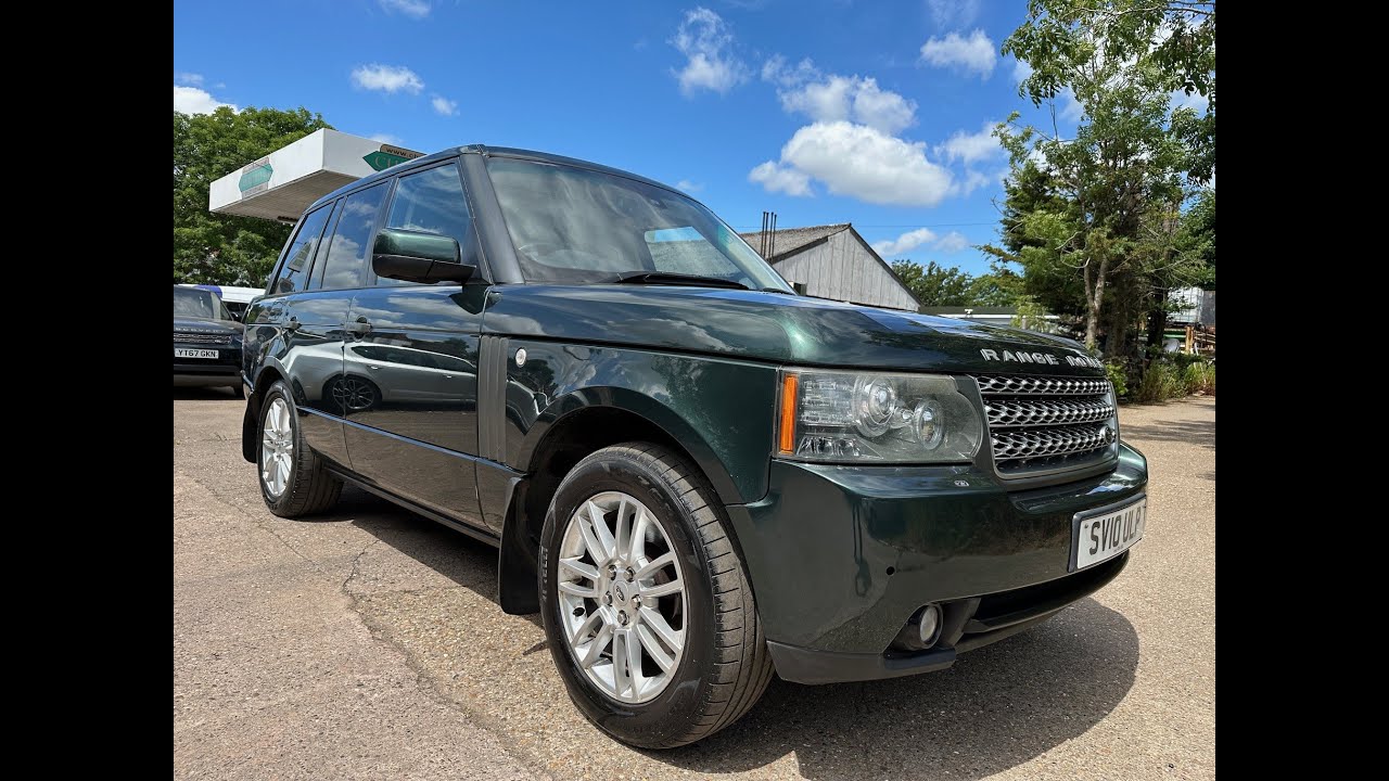FOR SALE 2010 Range Rover Vogue 3.6 TDV8 GREEN WITH TAN www.churchill4x4.co.uk