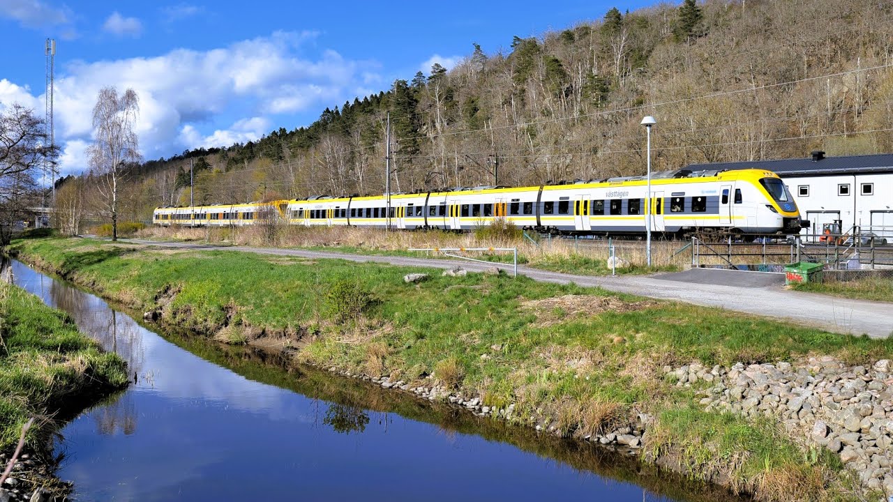 Tåg runt Kållered på Västkustbanan