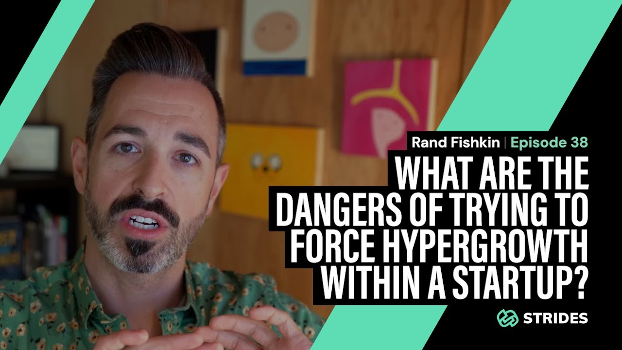 What are the dangers of trying to force hypergrowth within a startup?
