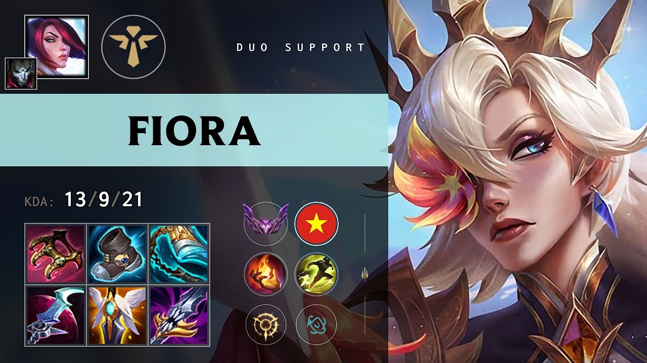 Fiora Support vs Nautilus - VN Master Patch 26.14