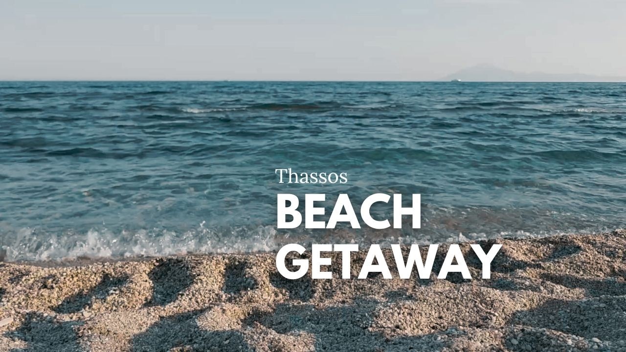 Sitting on a Quiet Beach in Thassos, Greece | Natural Anxiety & Stress Relief