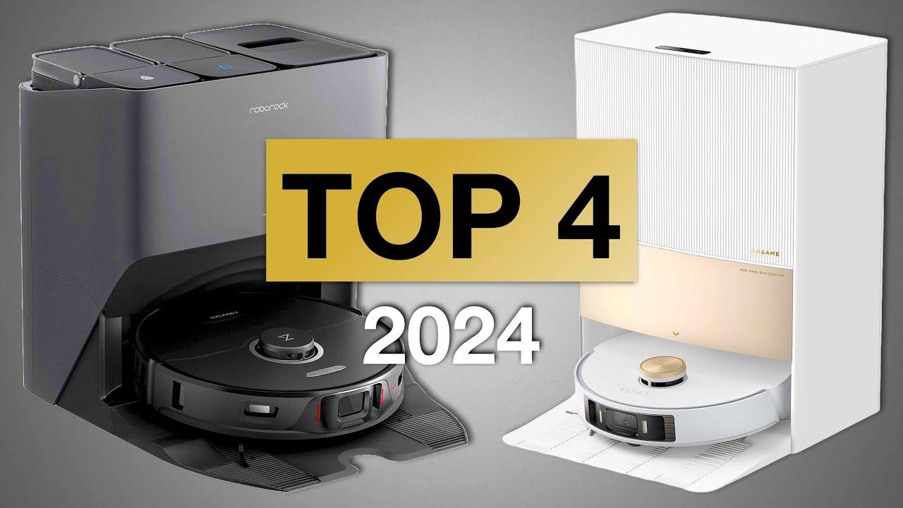 LOS 4 MEJORES ROBOTS ASPIRADORES DE 2024 | TOP ROBOTS GAMA ALTA