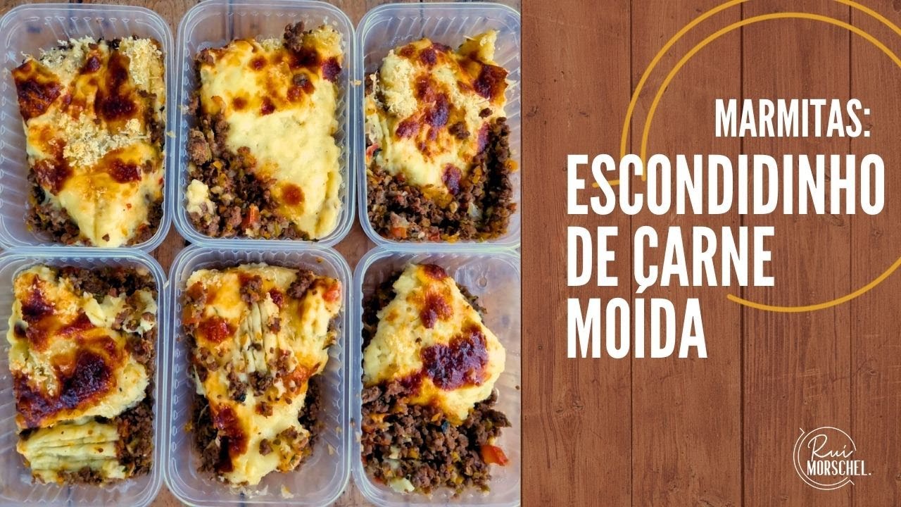 ESCONDIDINHO DE CARNE MOÍDA MOLHADINHO E FÁCIL! | #shorts | Rui Morschel