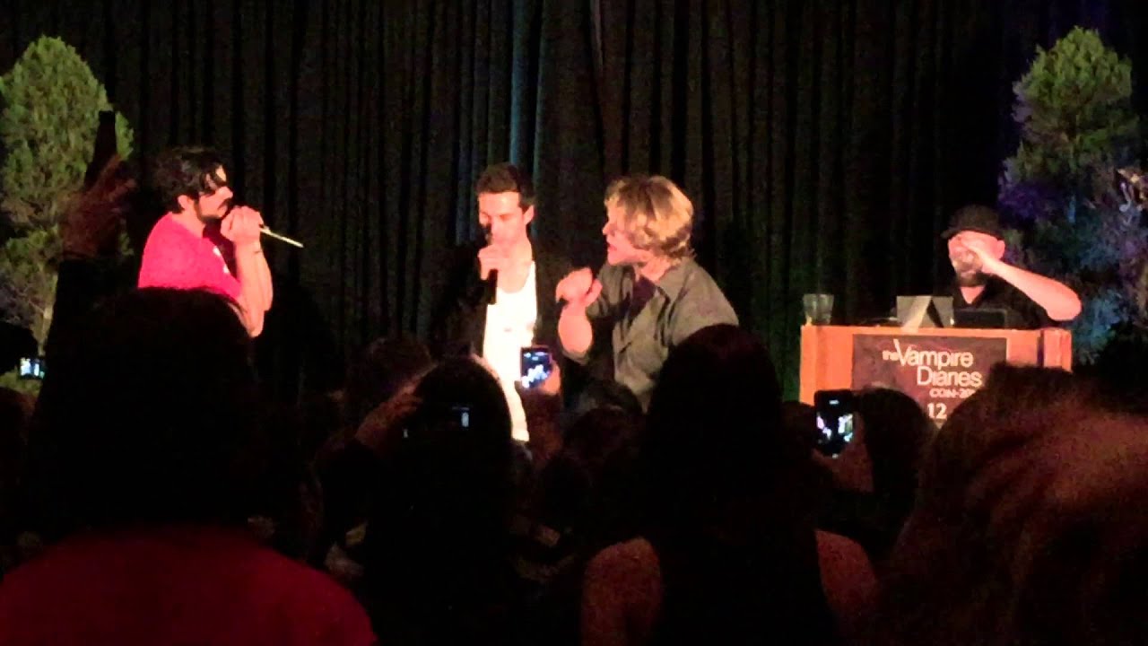 Chase Coleman, Chris Wood & Micah Parker singing 