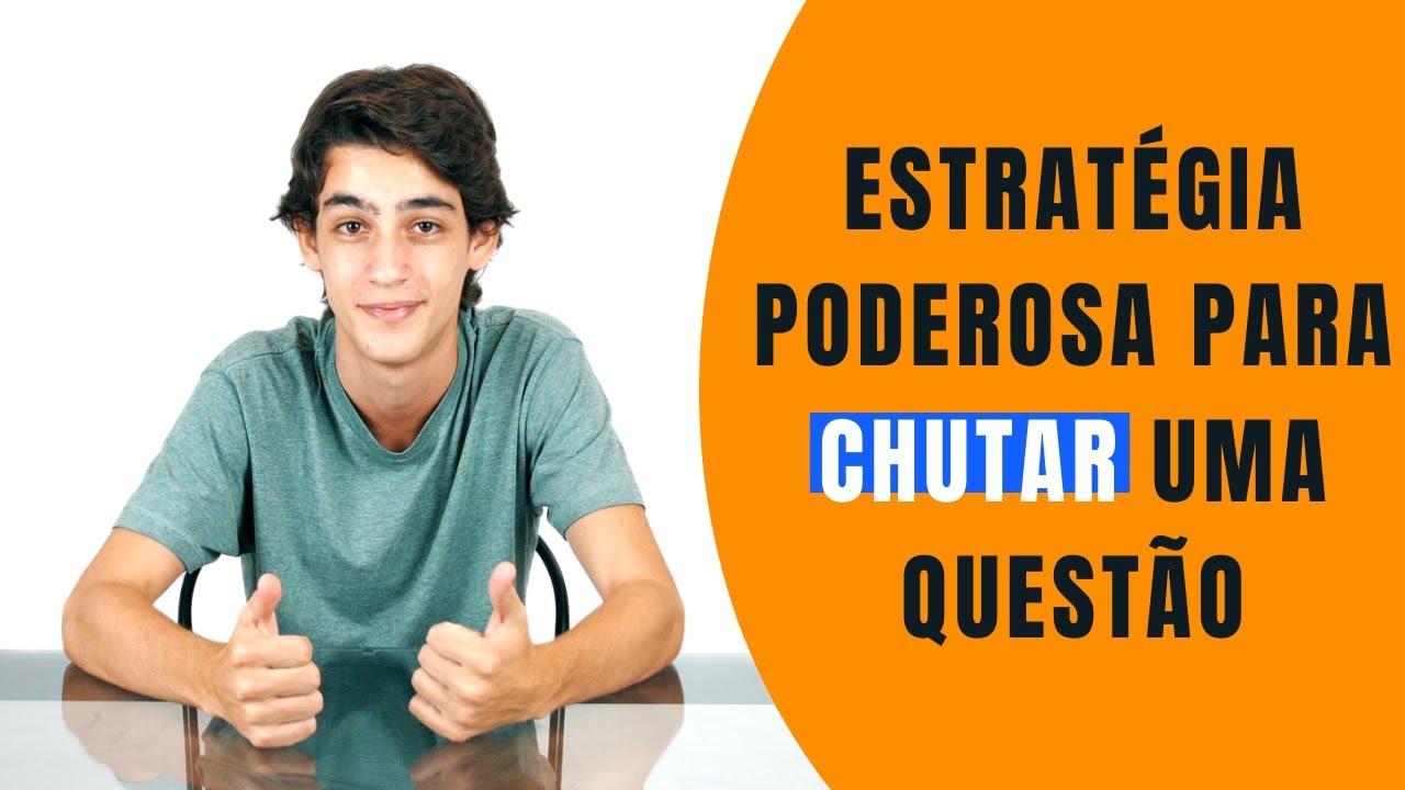 ESTRATÉGIA PODEROSA PARA CHUTAR UMA QUESTÃO | BRUNO FERREIRA