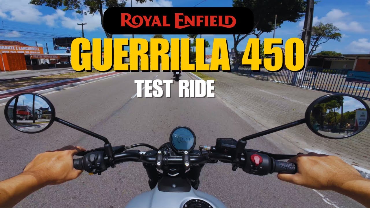NOVA ROYAL ENFIELD GUERRILLA 450 – TEST RIDE !