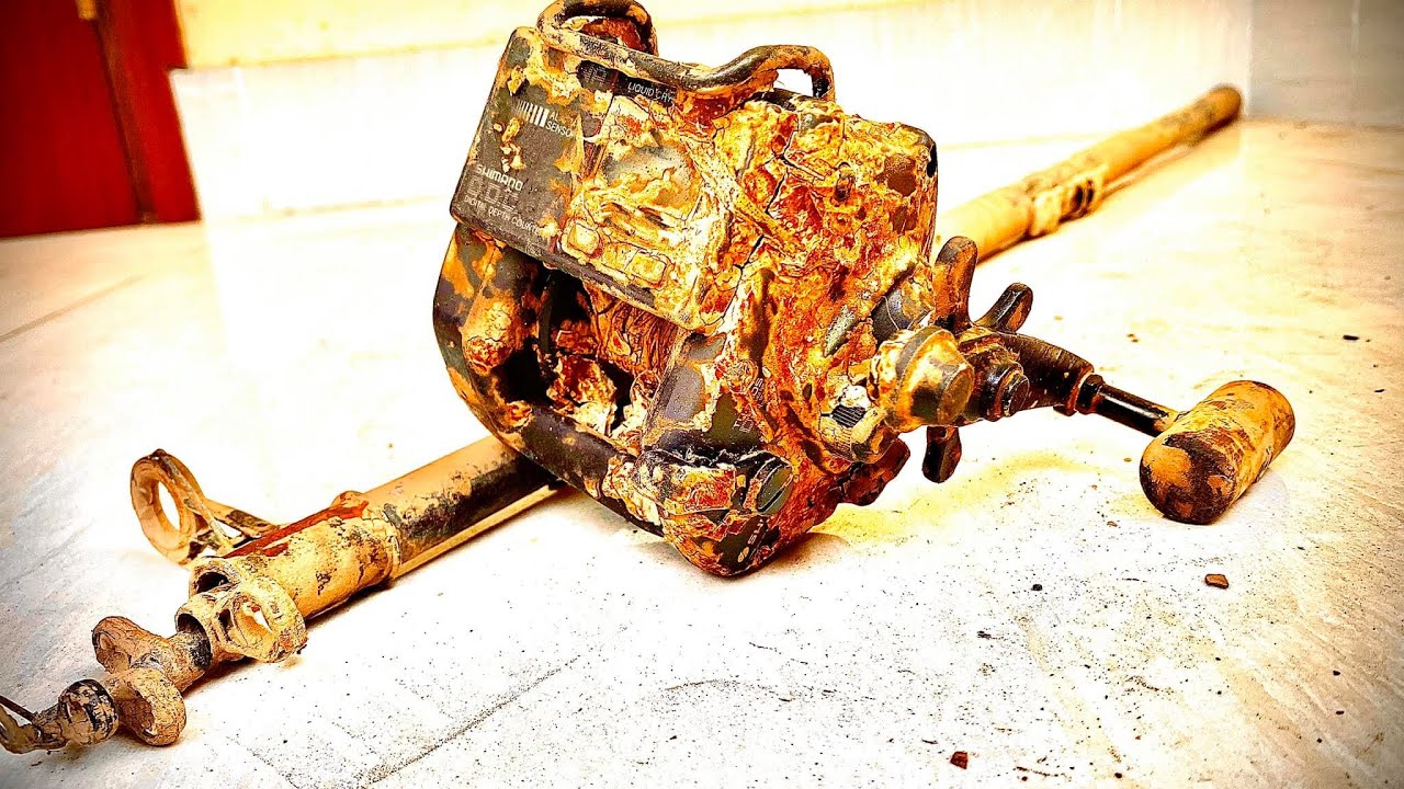Restoration Old Fishing Machines Shimano | Restore Fishing-Rod Japan