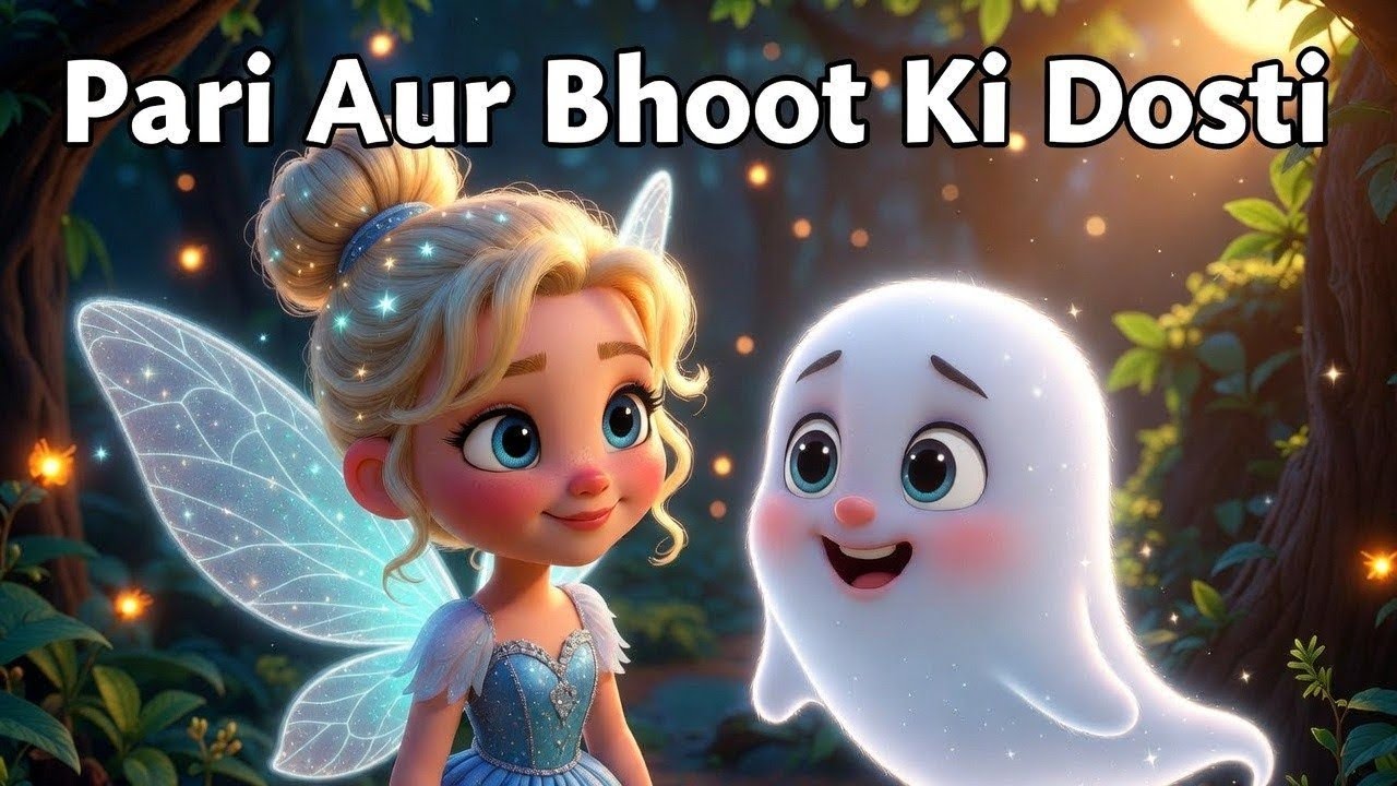 Pari Aur Bhoot Ki Dosti | Cute Fairy & Funny Ghost Story(@TaleofDreams-y2k )(@UrduFairyTales )