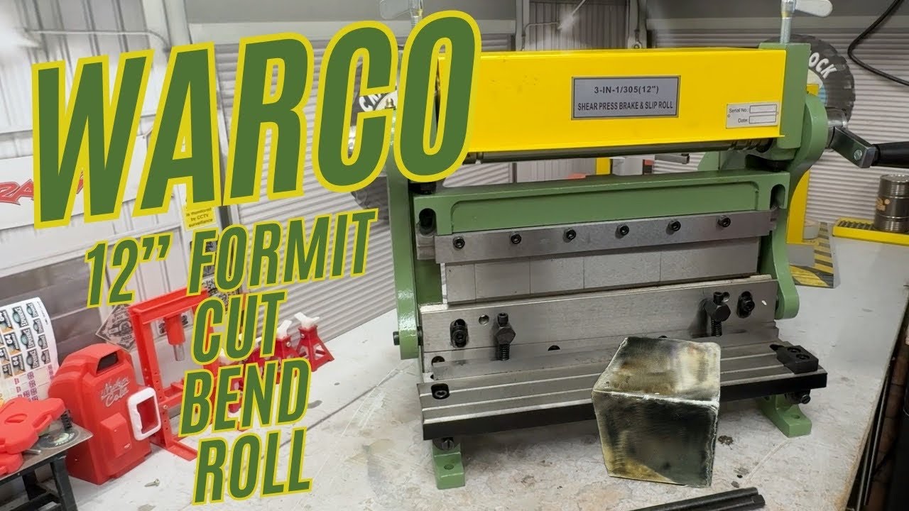 Warco 12&rdquo; 305mm Formit Cut, Bend and Roll steel to make RC Parts Tool Review
