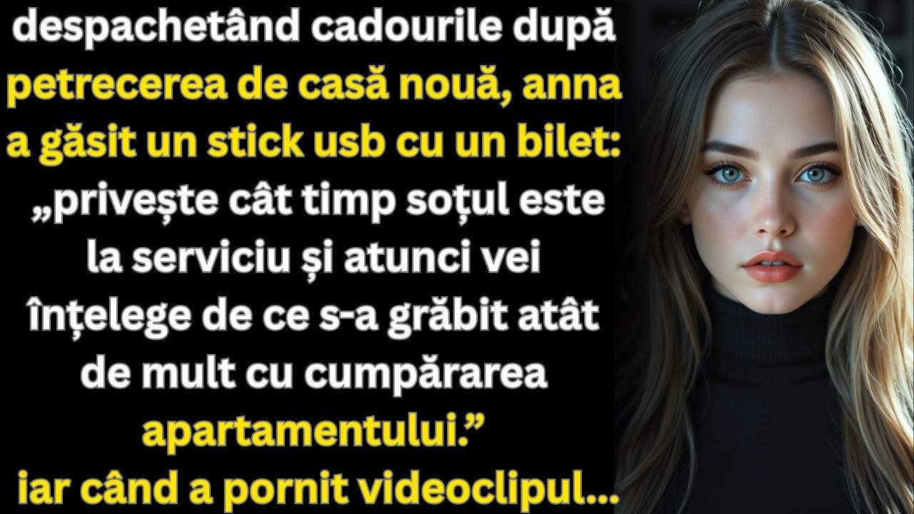 După petrecerea de casă nouă am găsit un stick ciudat… iar când am pornit videoclipul