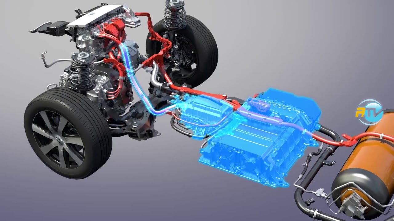 Cómo se fabrica el Toyota MIRAI motor propulsión a hidrógeno.