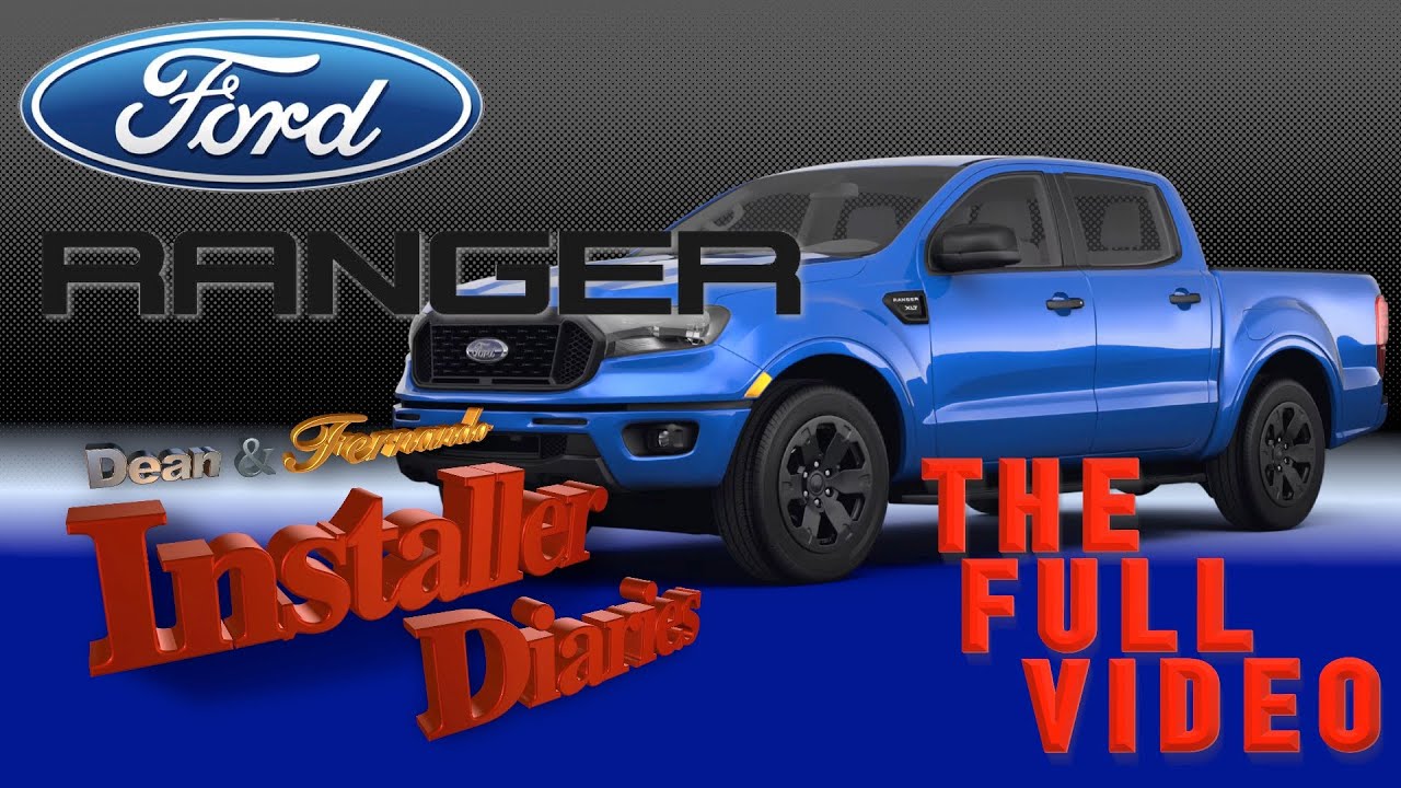 Full Car Stereo install Ford Ranger