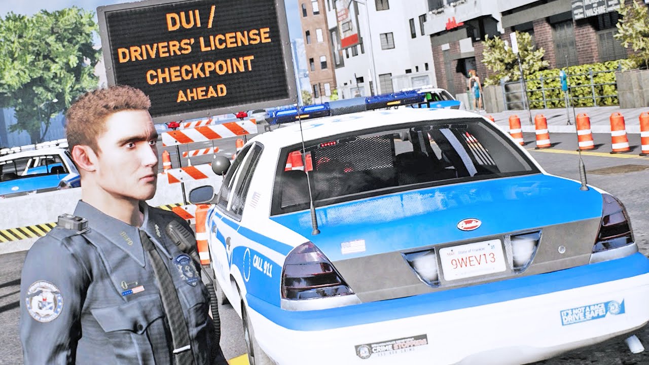 DUI Checkpoint in Police Simulator