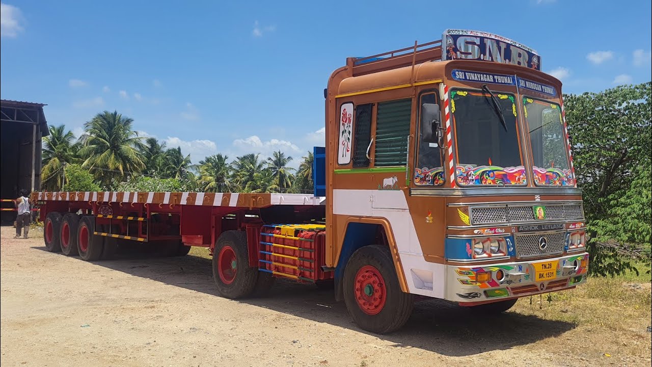 Ashok Leyland Tractor Trailer Jeep 4019 - Triple Axle 2018 BS4 