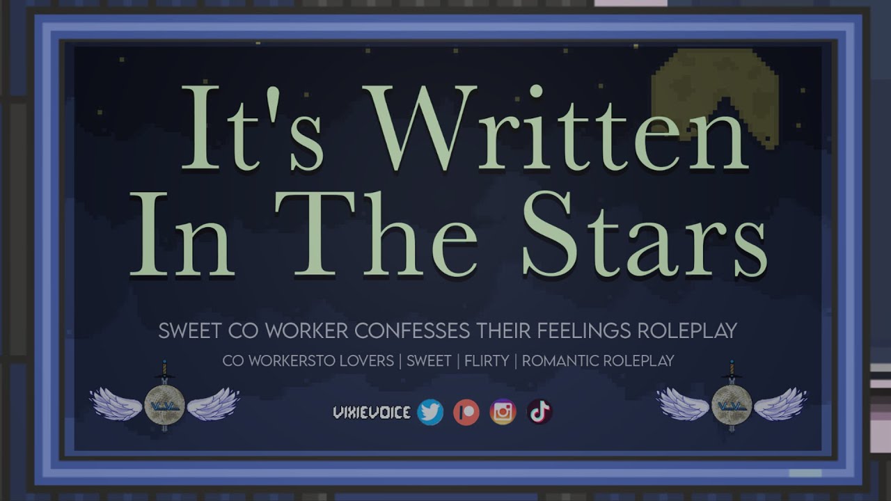 Sweet Co Worker Confesses Their Feelings Roleplay - {F4A} - It's Written In The Stars