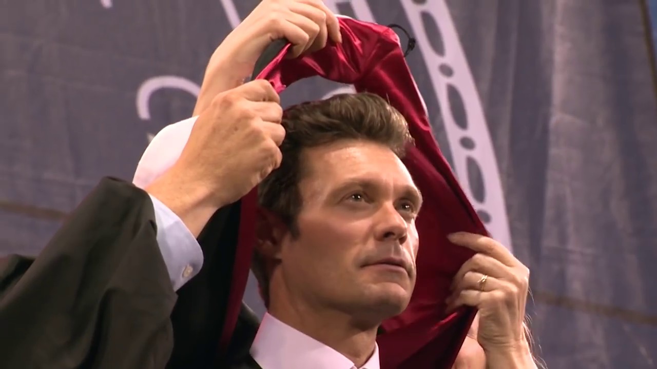 Ryan Seacrest speaks at UGA Commencement