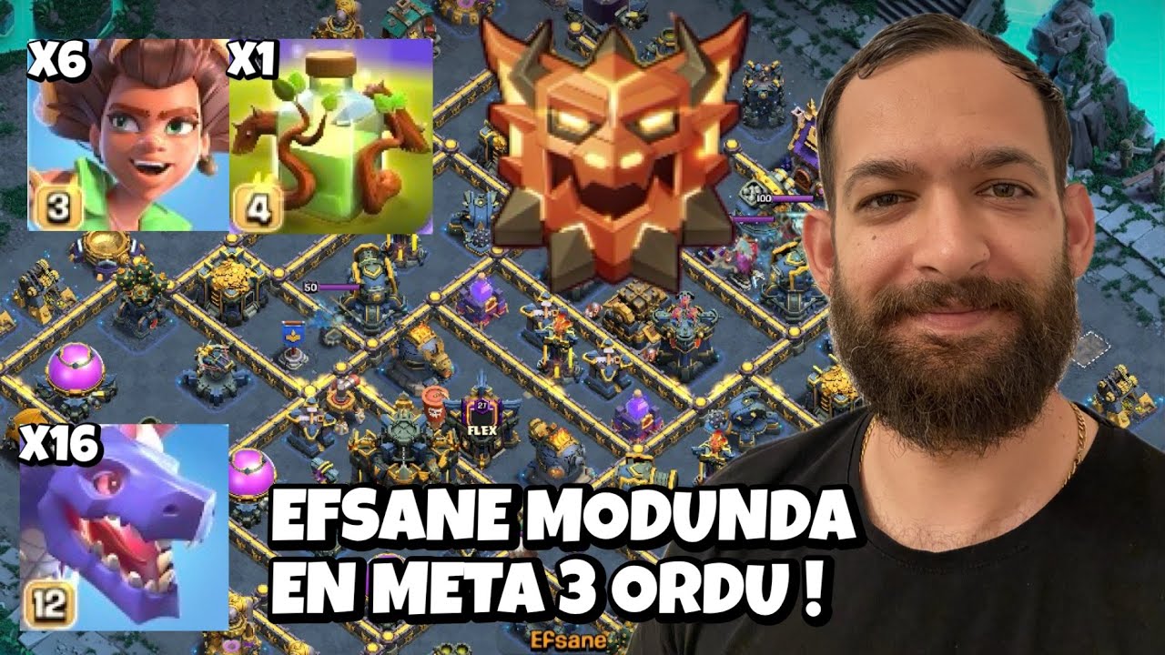 EFSANE LİGİ İÇİN EN GÜÇLÜ 3 ORDU ! CLASH OF CLANS