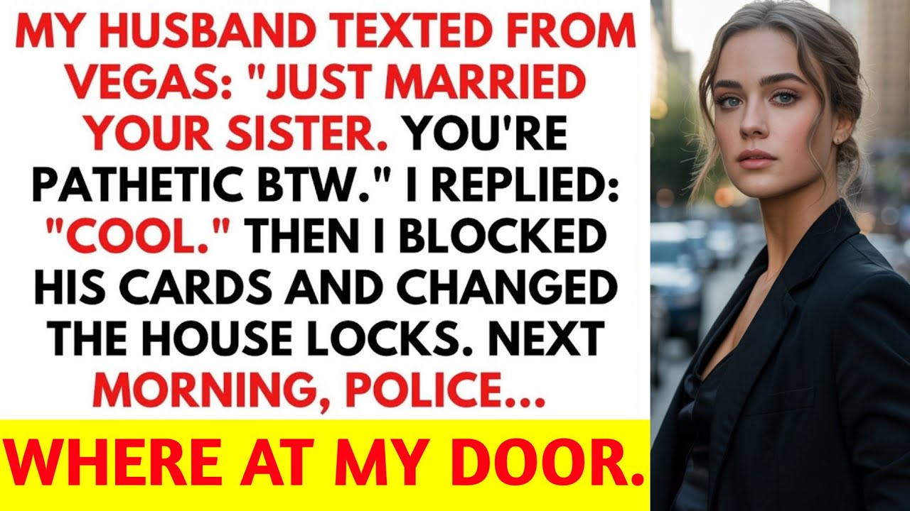 💍 My Husband Texted From Vegas: &ldquo;Just Married Your Sister.&rdquo; I Replied &ldquo;Cool&rdquo;&hellip; Then Froze His Life.