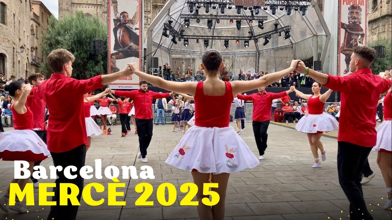 La Mercè 2025: Sardana Performance in Barcelona – Traditional Catalan Dance