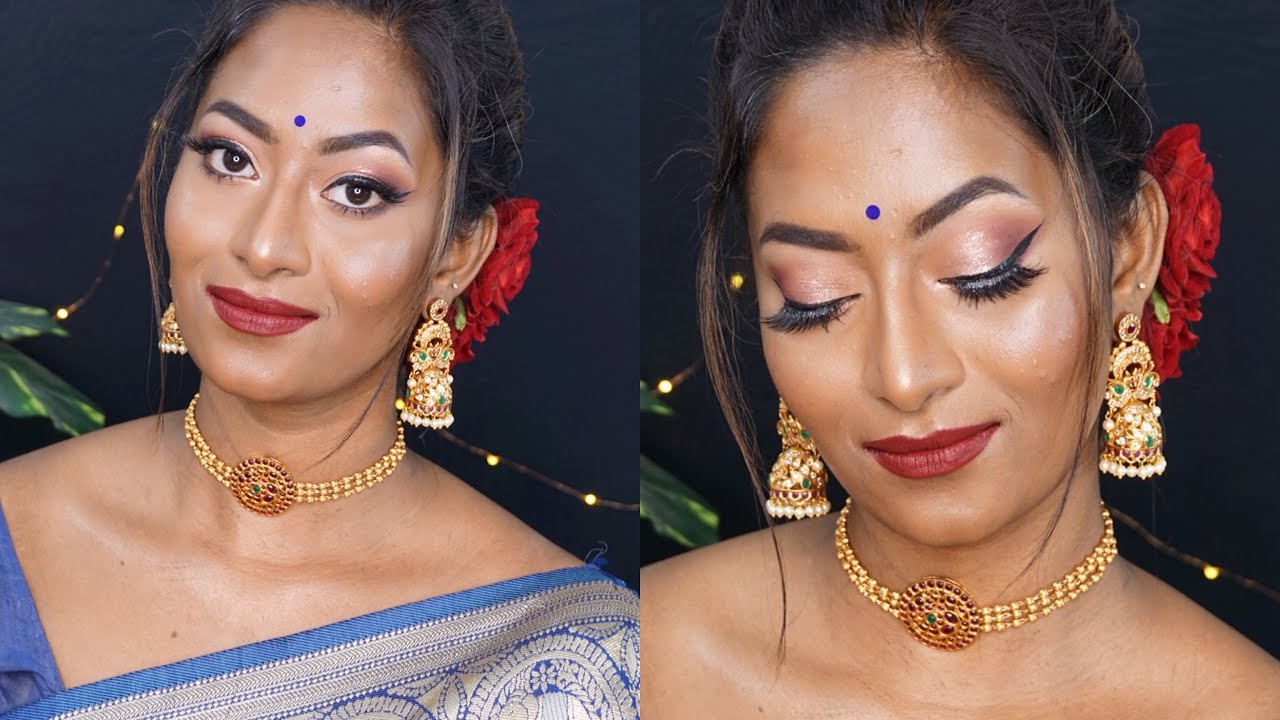 SWISS BEAUTY- One Brand Makeup | Festive Makeup tutorial ✨ |