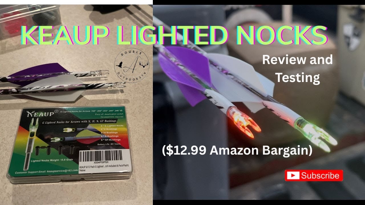 Keaup Lighted Arrow Nocks ($12.99 Amazon Bargain)