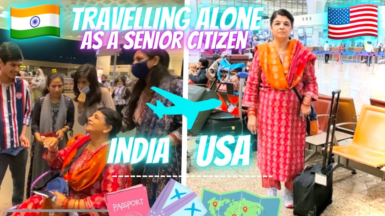 TRAVELLING ALONE TO USA as a Senior Citizen | 16+ Hours of Flight |Travel Vlog✈️| Pratima Rajeshirke