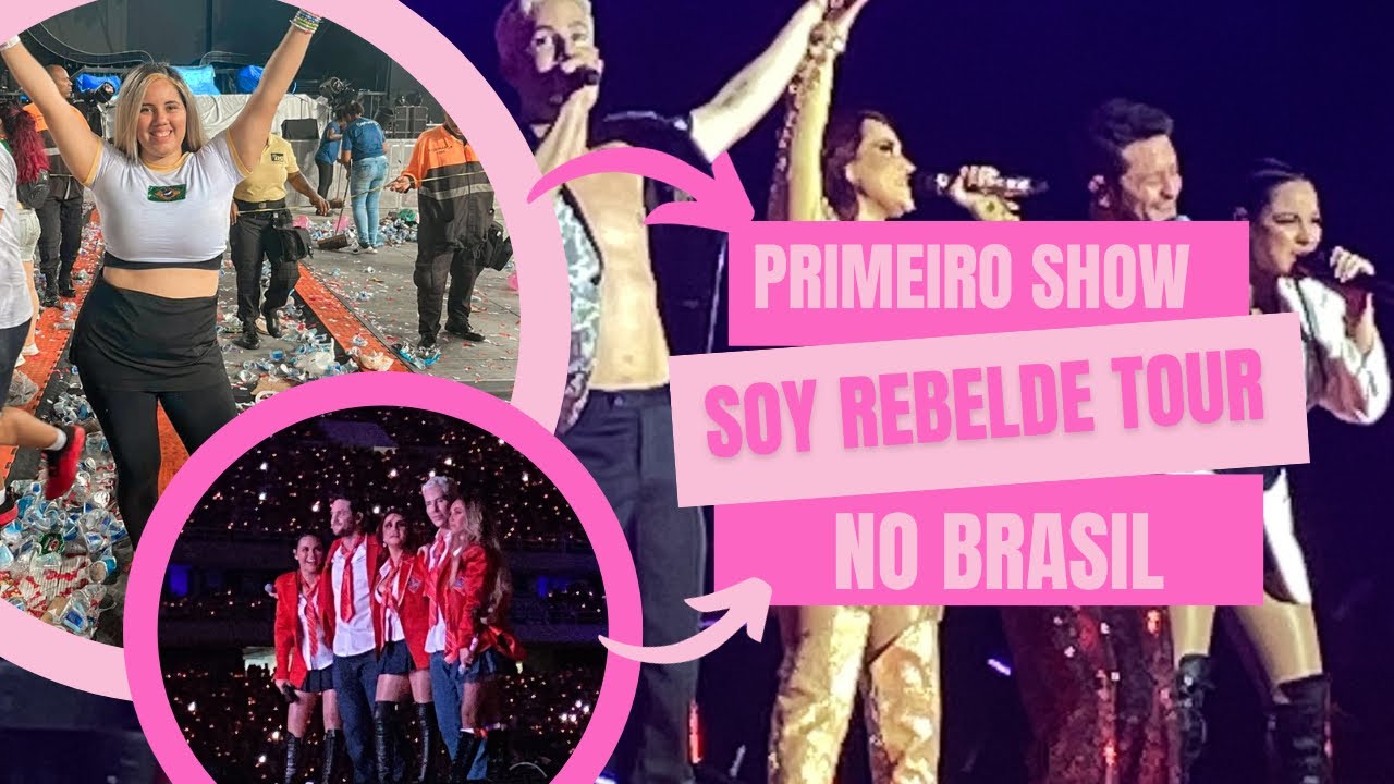 VLOG: Primeiro show do RBD com a Soy Rebelde Tour no Brasil (RIO DE JANEIRO - 09/11/23 - ENGENHÃO)