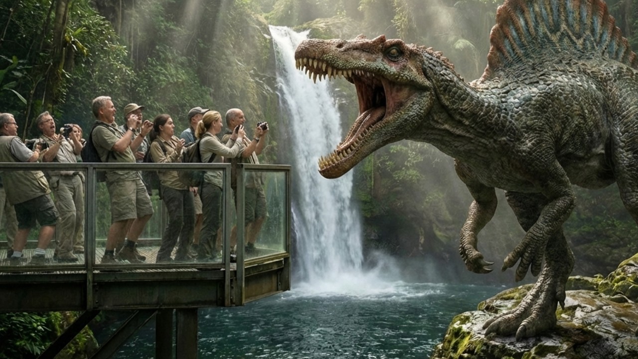 🦖Прогулка по настоящему зоопарку динозавров с гигантскими существами | Парк Юрского периода | Тир...