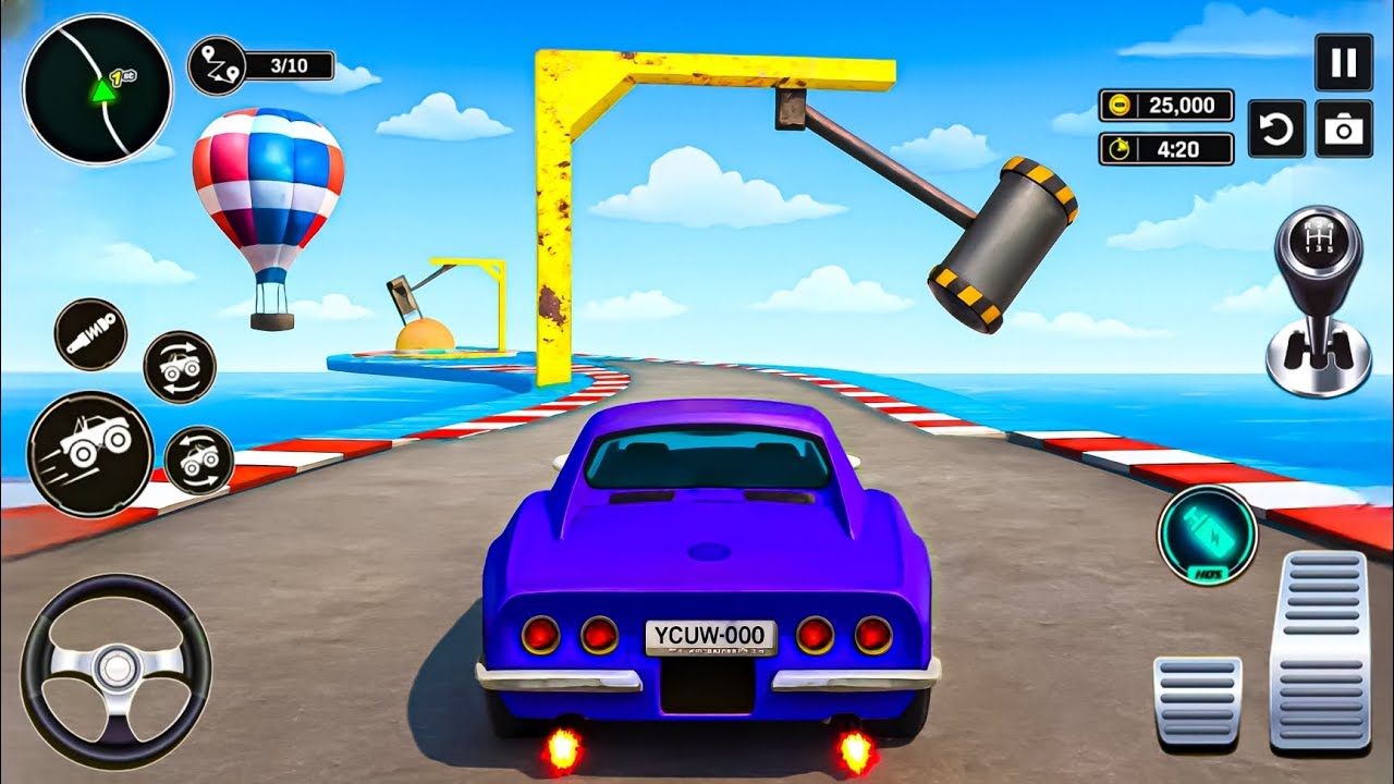 My Supercar vs Impossible Sky GT Mega Ramp Tracks | Ultimate Racing Challenge Android Gameplay