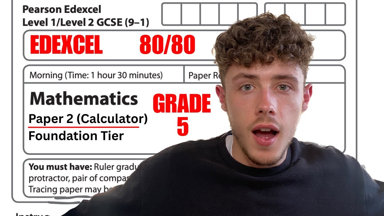 GCSE Maths Edexcel Paper 2 Foundation | How to get a Grade 5