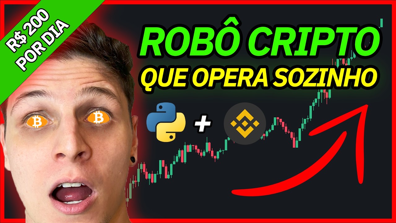 Rob&ocirc; Trader de Cripto 100% Autom&aacute;tico na Binance - C&oacute;digo Python Explicado