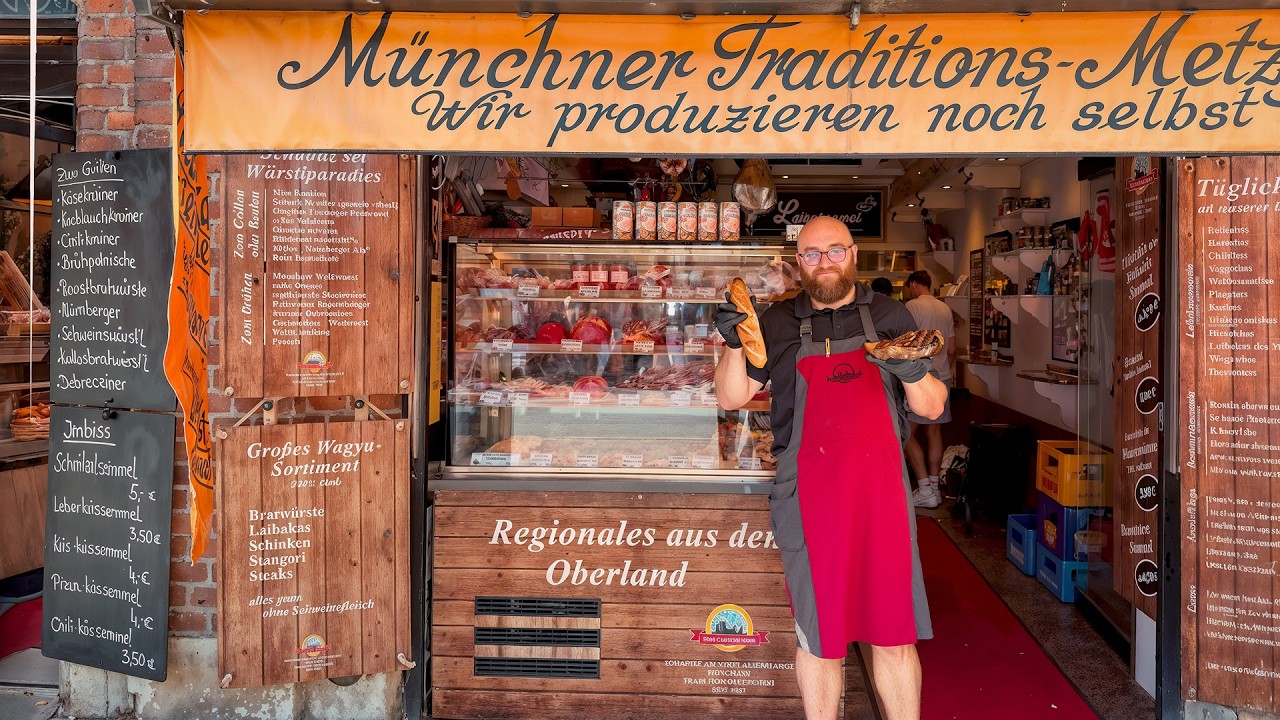 Munich’s Best Food Market: Legendary Leberkäse Sandwich 🇩🇪