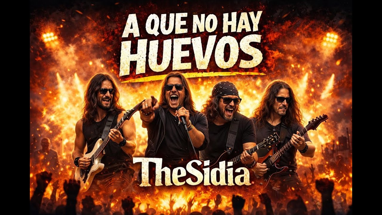 🔥🎸 THE SIDIA – “ NO HAY HUEVOS” 🎸🔥#rockespañol #rock #thesidia