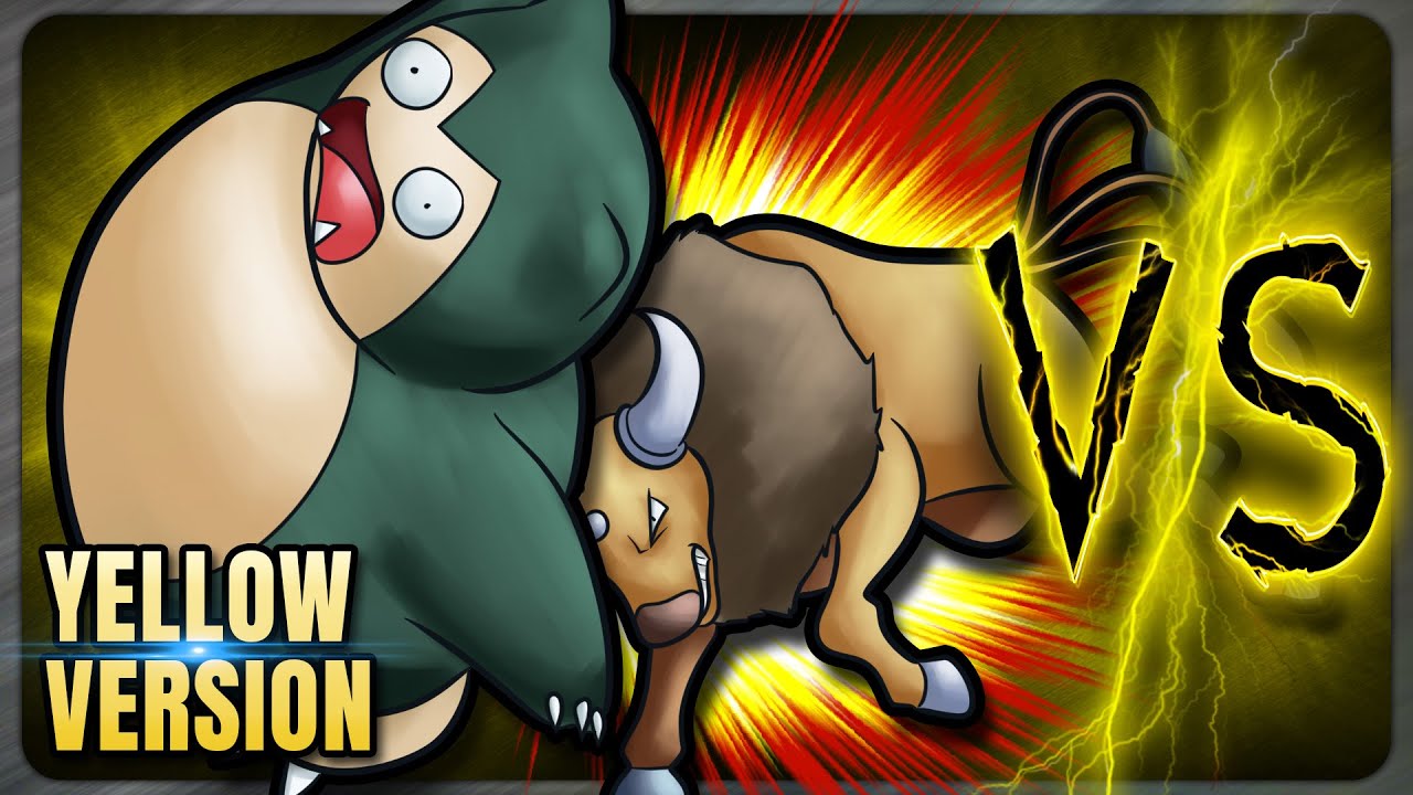 Tauros vs Snorlax - Pokemon Yellow