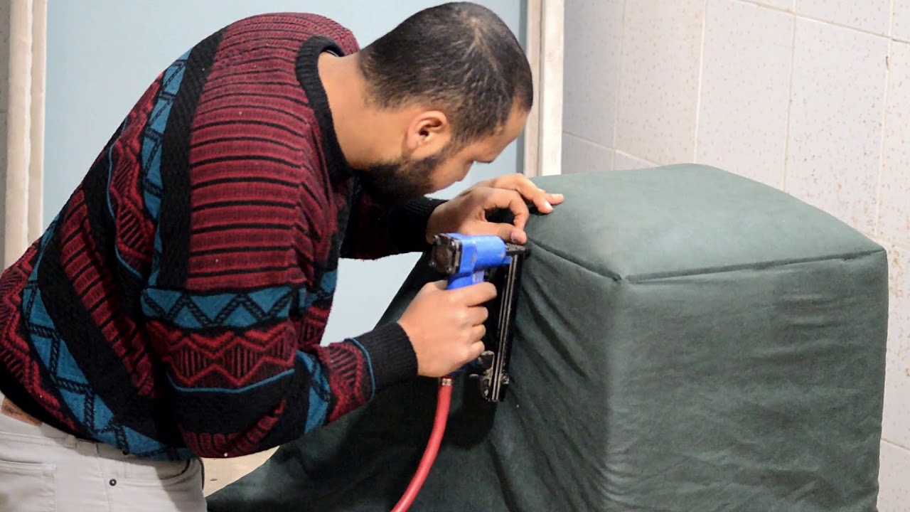 DIY-Comment fabriquer un Pouf en Cuir ? /Omar Best Design